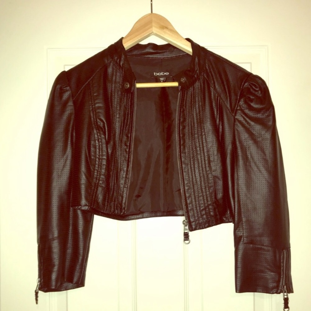Bebe faux leather jacket